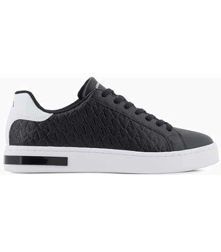 Amazon.com | ARMANI JEANS AJ Logo Nylon TRAI Sneakers (8 D(M) US